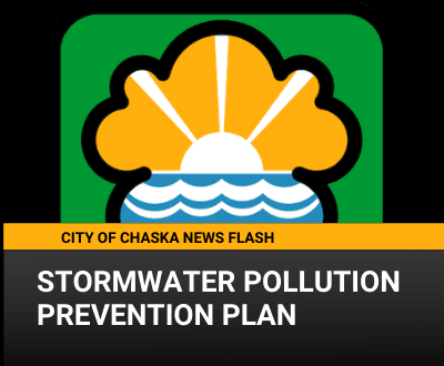 City of Chaska Logo, City of Chaska News Flash Stormwater Pollution Prevention Plan