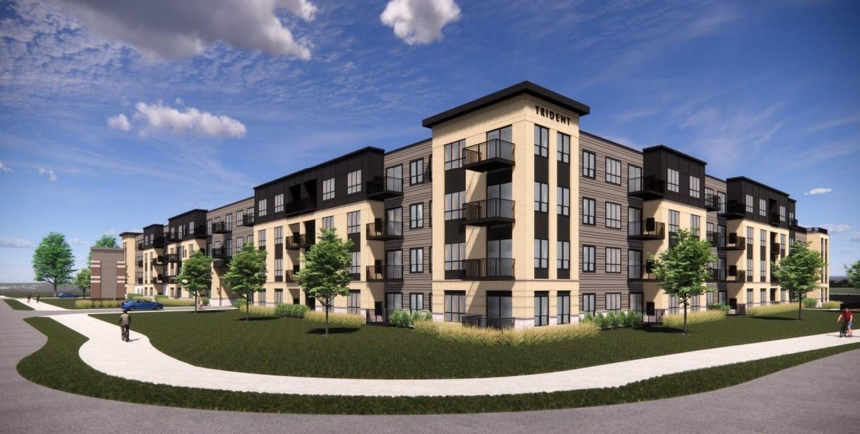 Hazeltine Plaza Apartment Concept Sketch