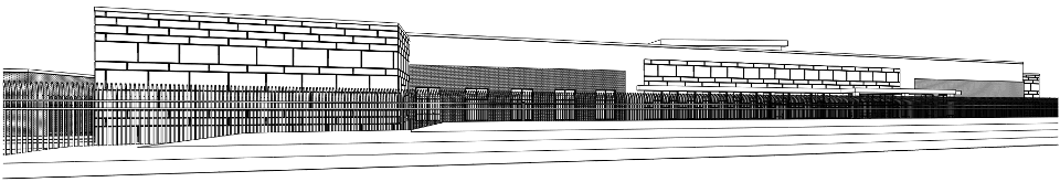 South perspective rendering