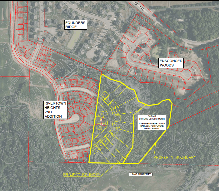 Ensconced Woods 2nd Addition Site Plan