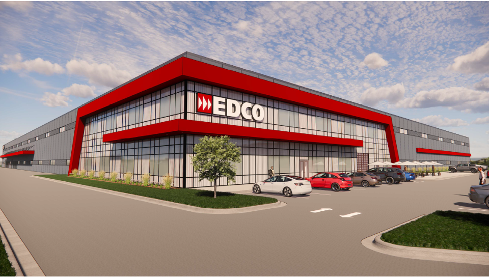 Rendering of proposed Edco building