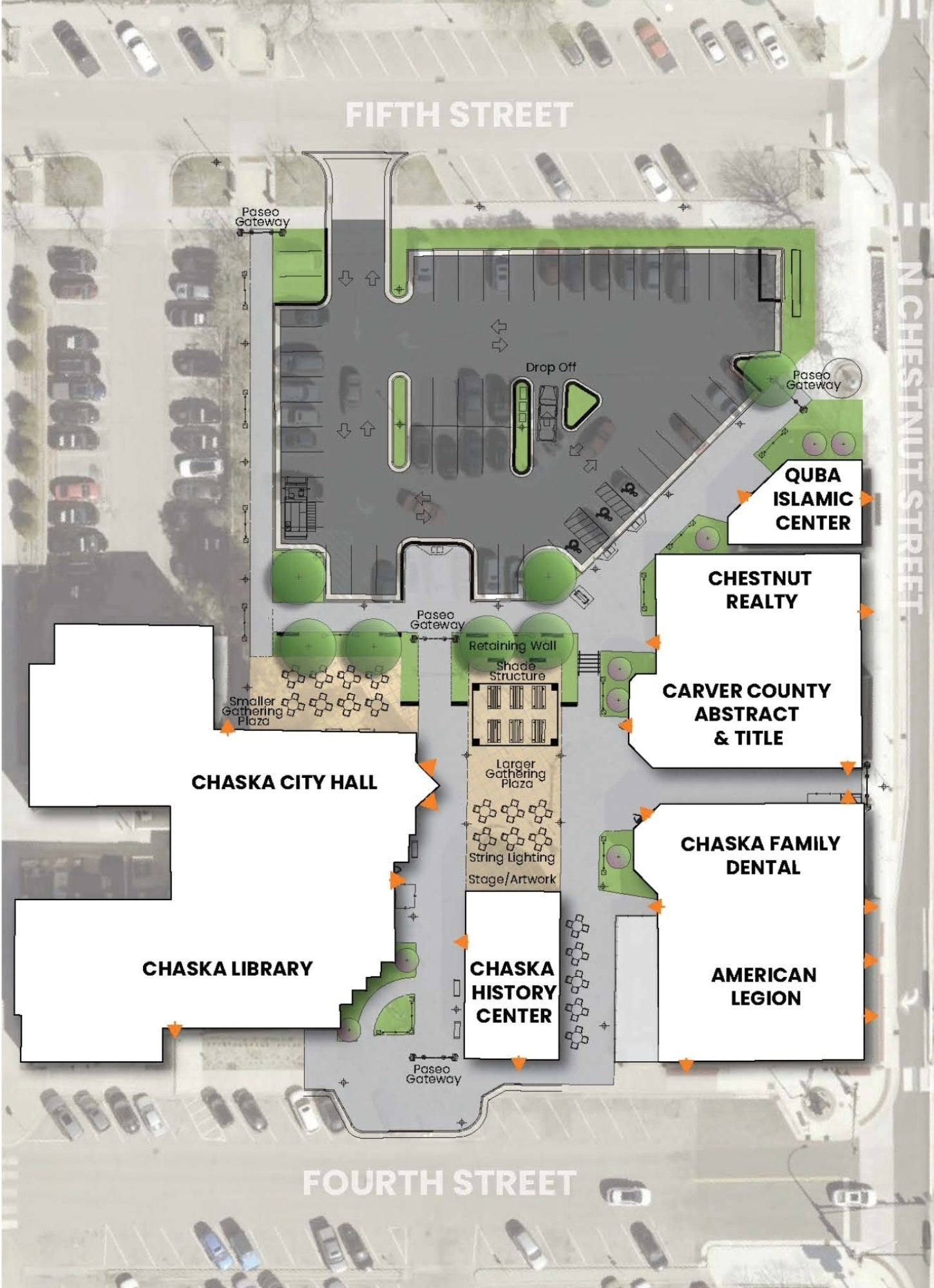 City Hall Plaza concept layout